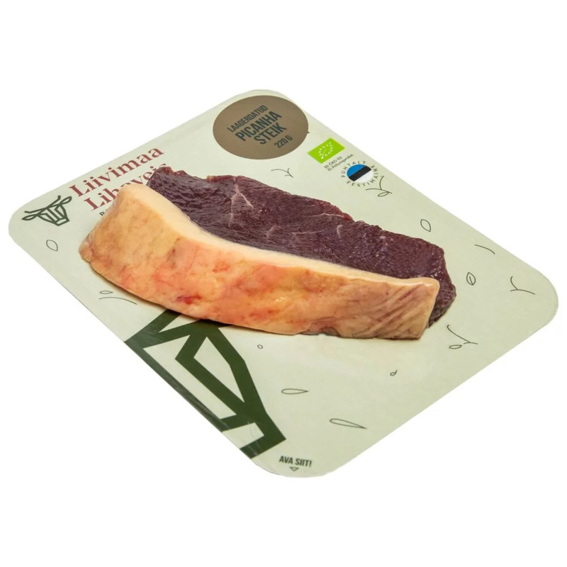 Mahe rohumaaveise Picanha steik, LIIVIMAA LIHAVEIS, 220 g