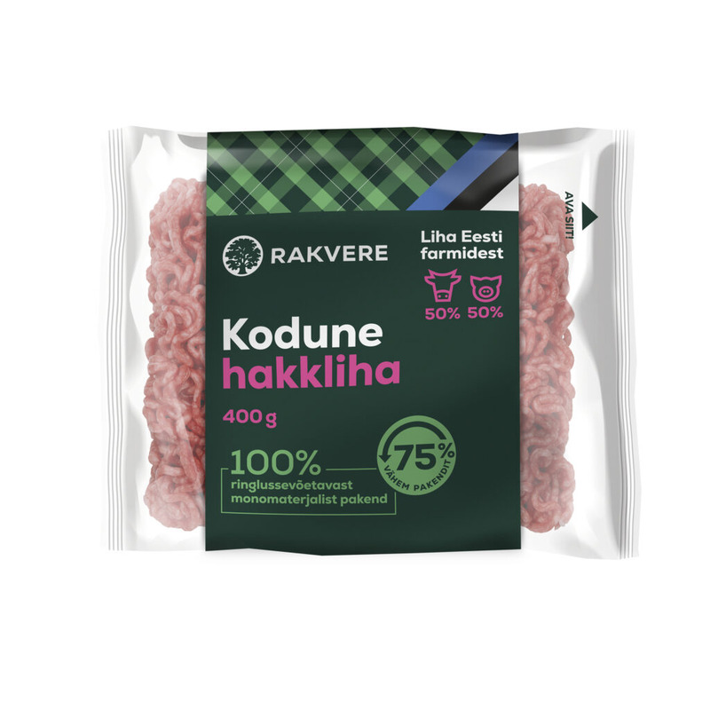 Kodune hakkliha, RAKVERE, 400 g