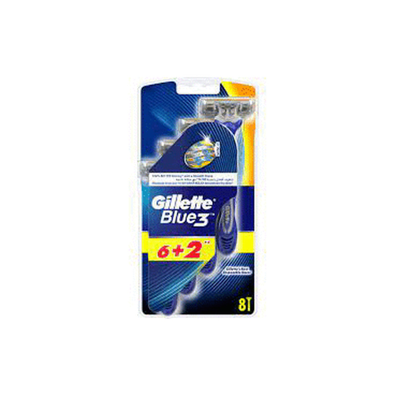 Raseerija GILLETTE Blue3 Regular 6+2 tk