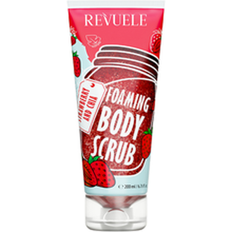 REVUELE vahutav kehakoorija Strawberry & Chia 200ml