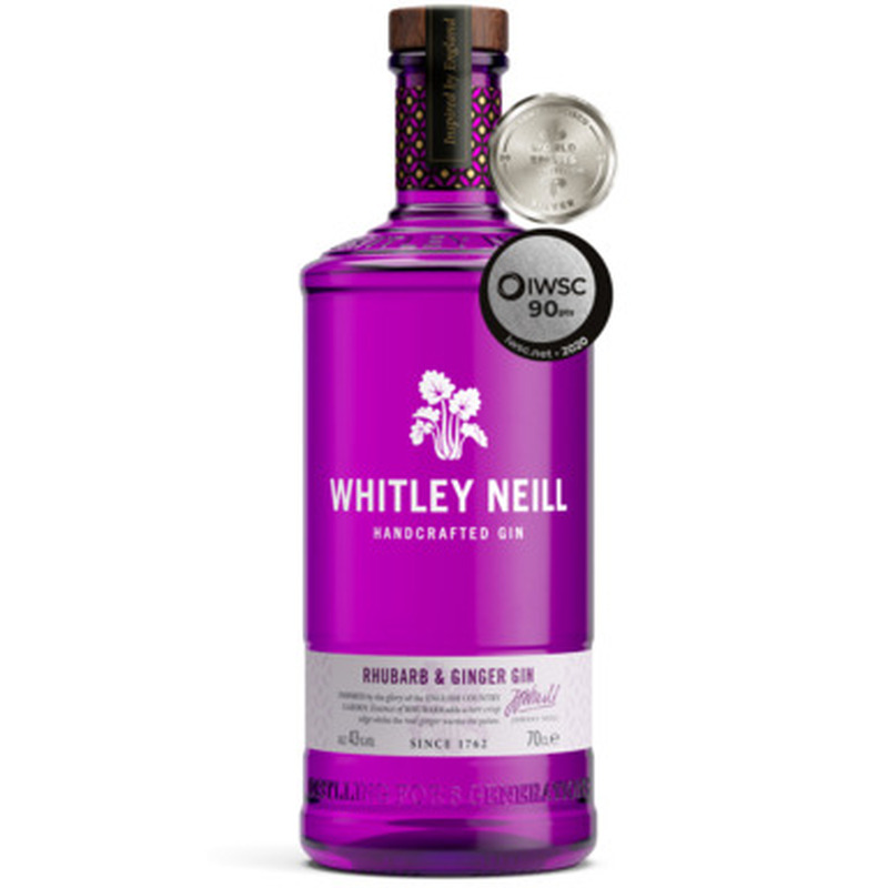 WHITLEY NEILL Rhubarb & Ginger Gin 43% 70cl