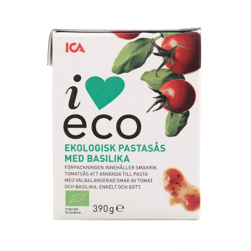 Pastakaste basiilikuga I Love Eco 390g