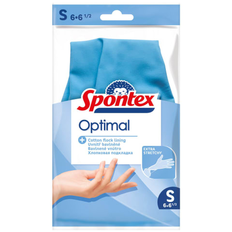 Kindad naturaalne lateks Spontex Optimal S SS23