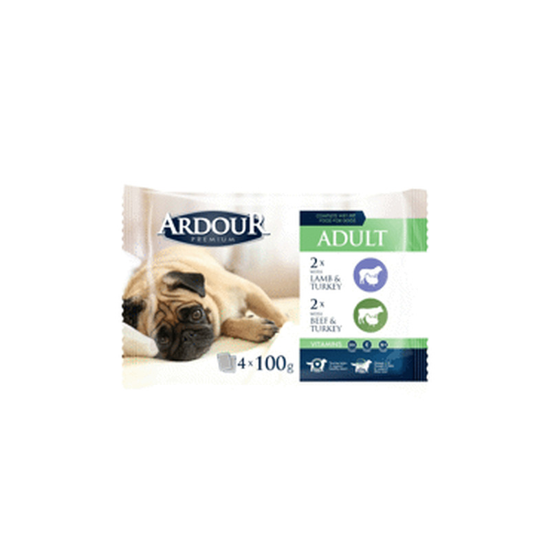 Koeratoit ARDOUR lambal.veisilih. 4x100g