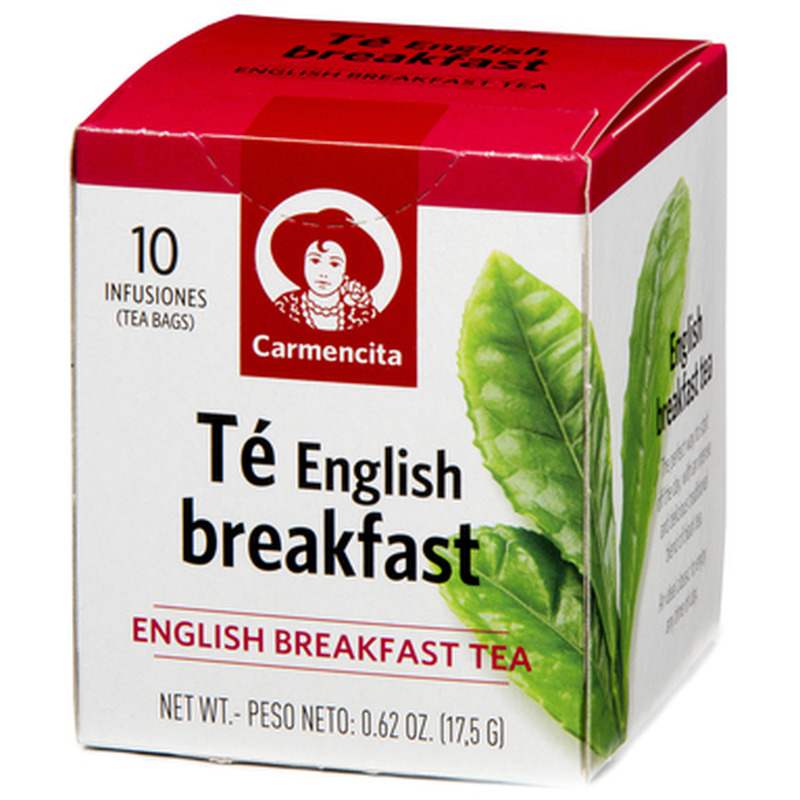 CARMENCITA English Breakfast must tee 10x1,75g (ümbrikus)