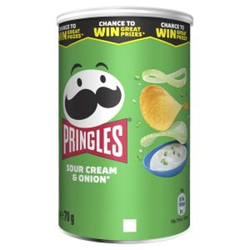 Pringles kartulikrõps 70g hapukoore-sibulamaitseline