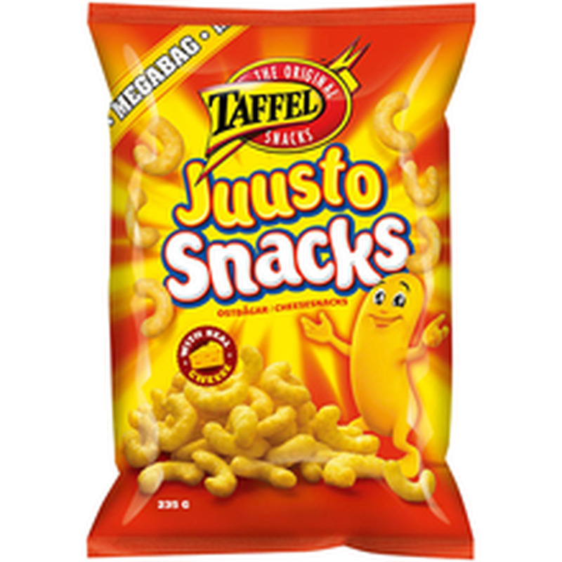 Taffel Juusto Snacks juustumaitselised maisikrõpsud 235 g