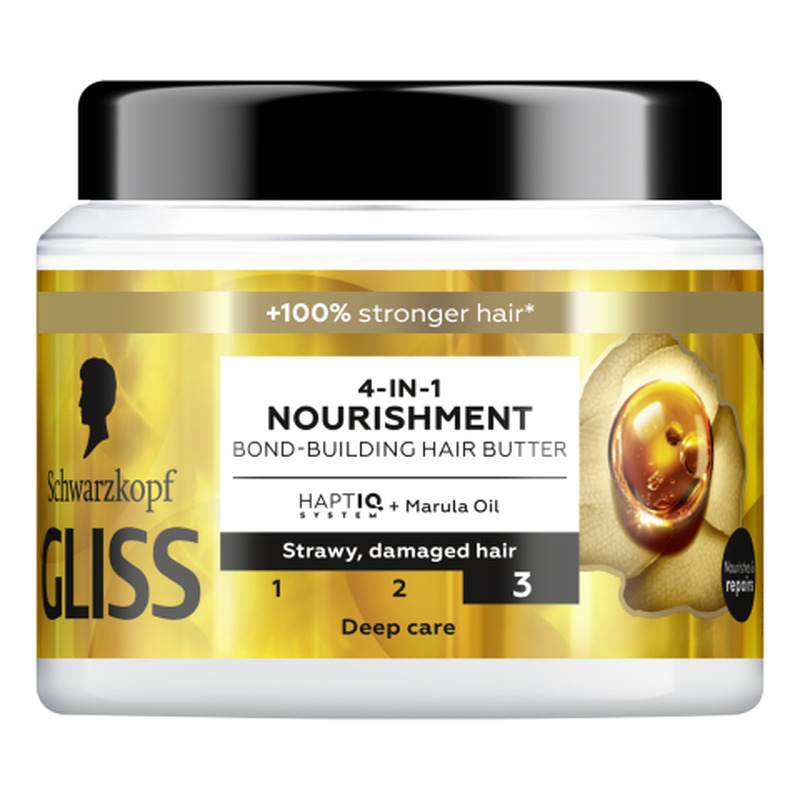 Juuksemask Gliss 4in1 Nourish 400ml