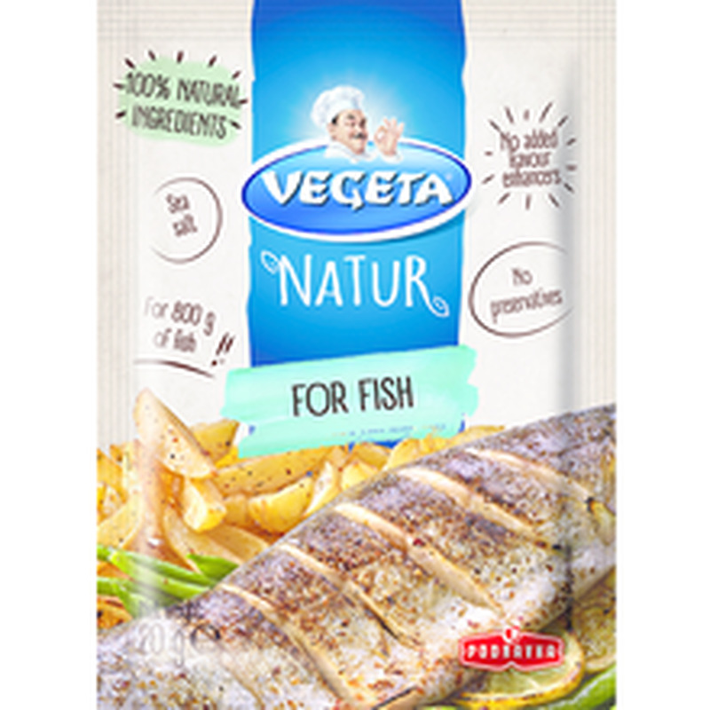 Maitseaine Vegeta Natur kalale, PODRAVKA, 20 g