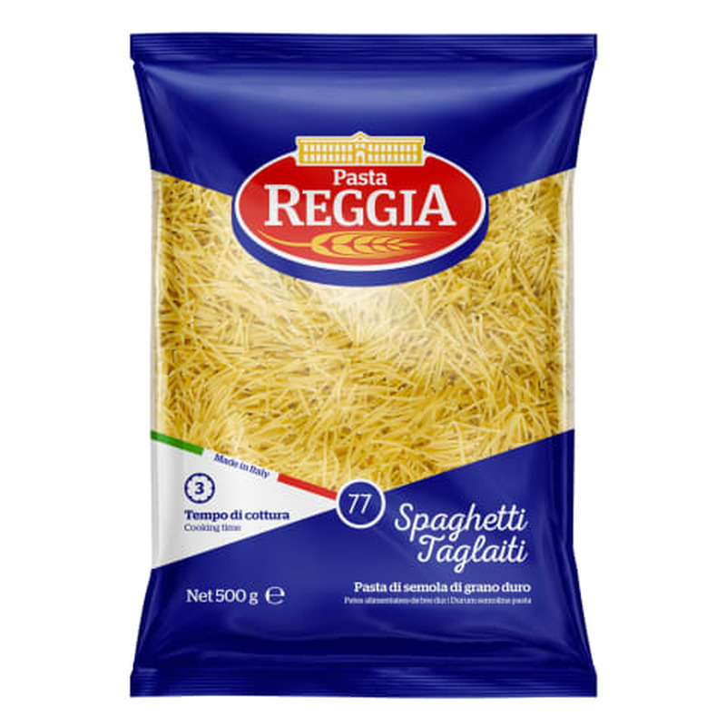 Niitnuudlid Spaghetti Tagliati Pasta Reggia 500g