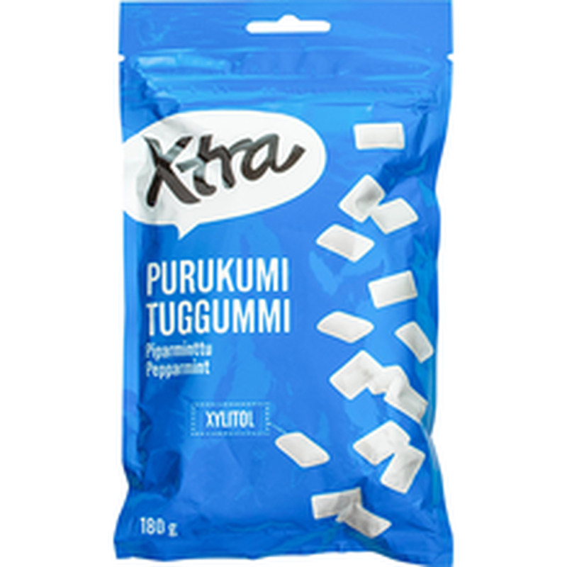 X-tra piparmündinärimiskumm 180 g