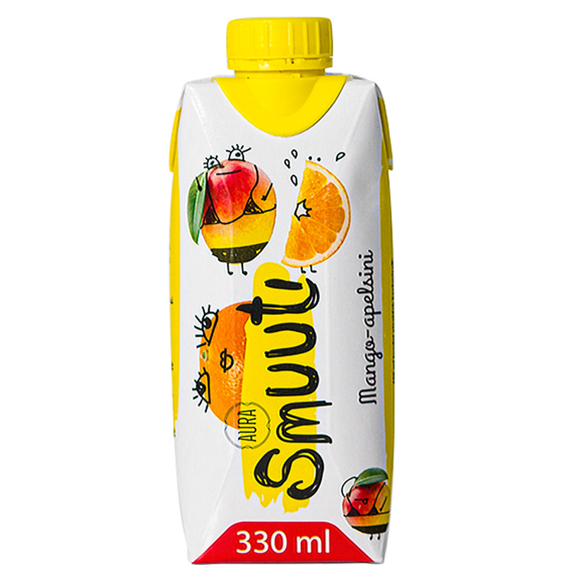 Smuuti mango-apelsini, AURA, 330 ml