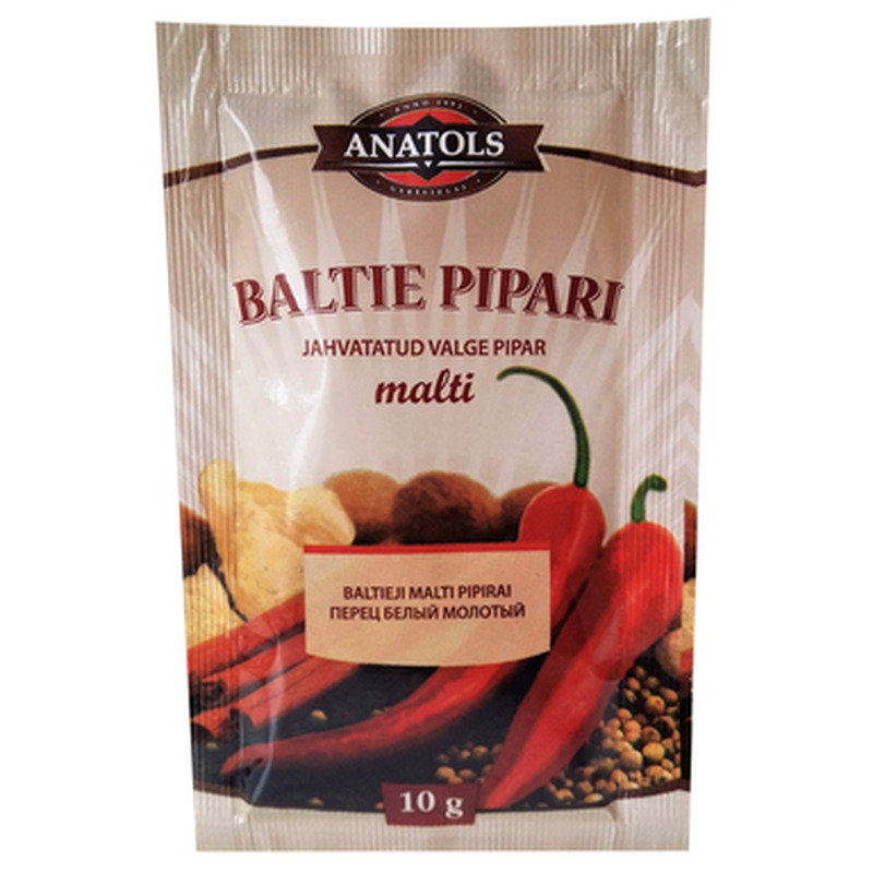 Valge pipar jahvatatud, ANATOLS, 10 g