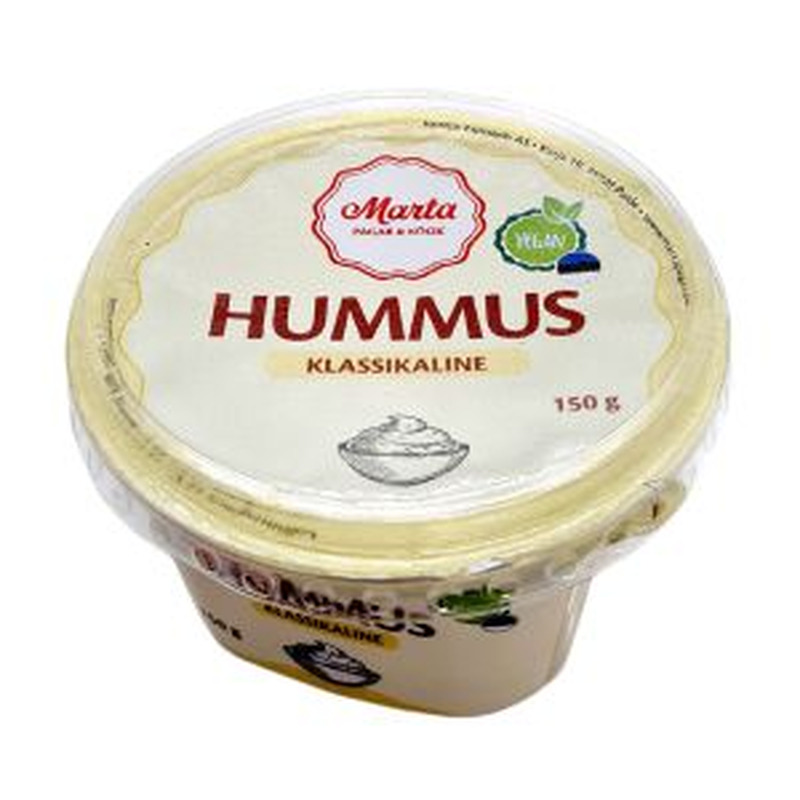 Hummus klassikaline, MARTA KULINAARIA, 150 g