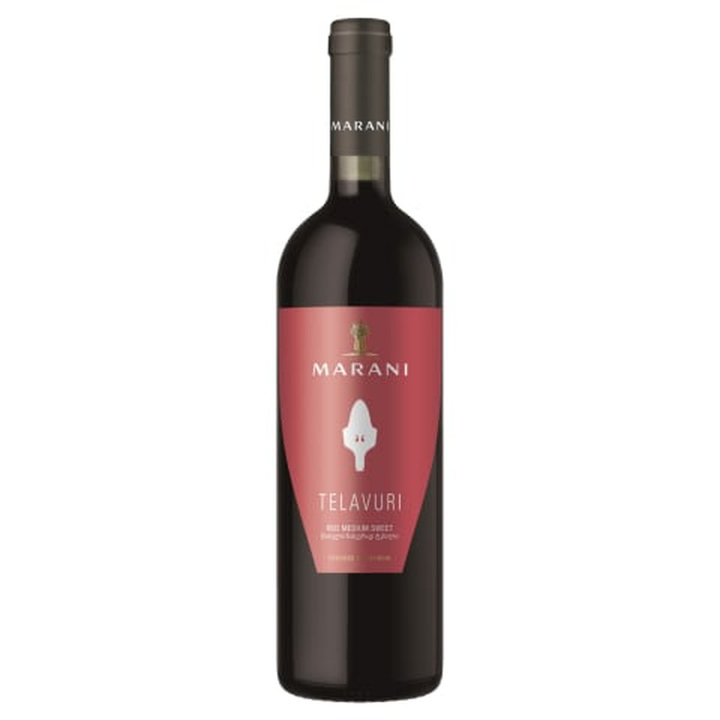 Geograafilise tähisega vein Marani Telavuri Medium Sweet Red 0,75l