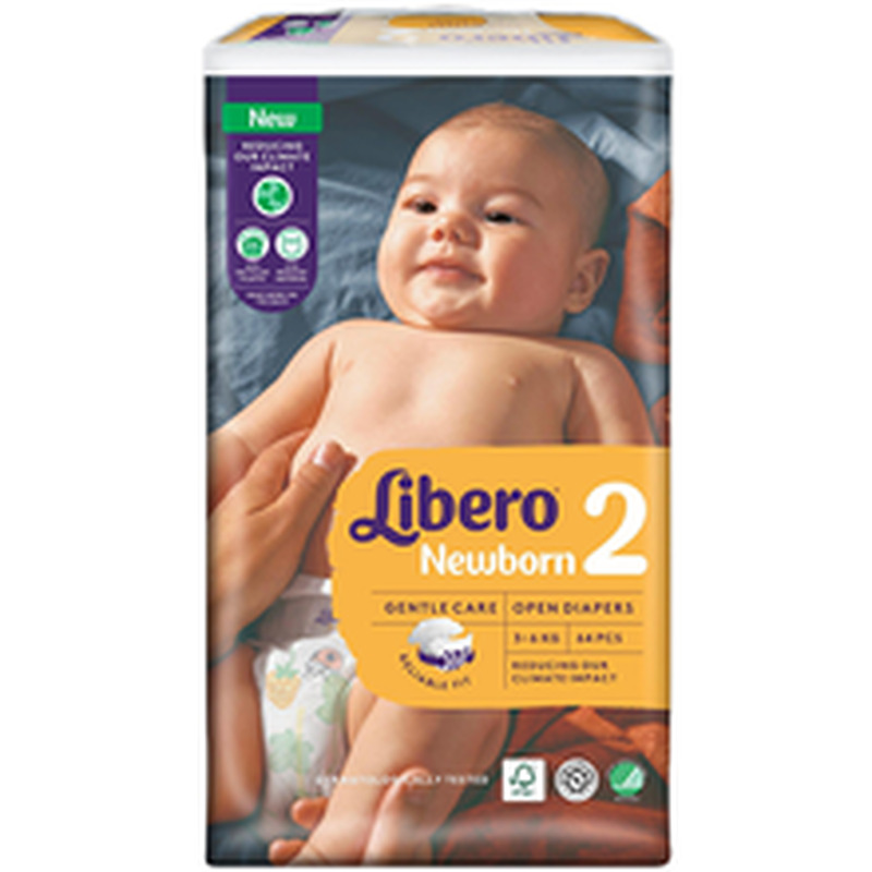 Libero newborn teipmähkmed 2 64tk 3-6kg