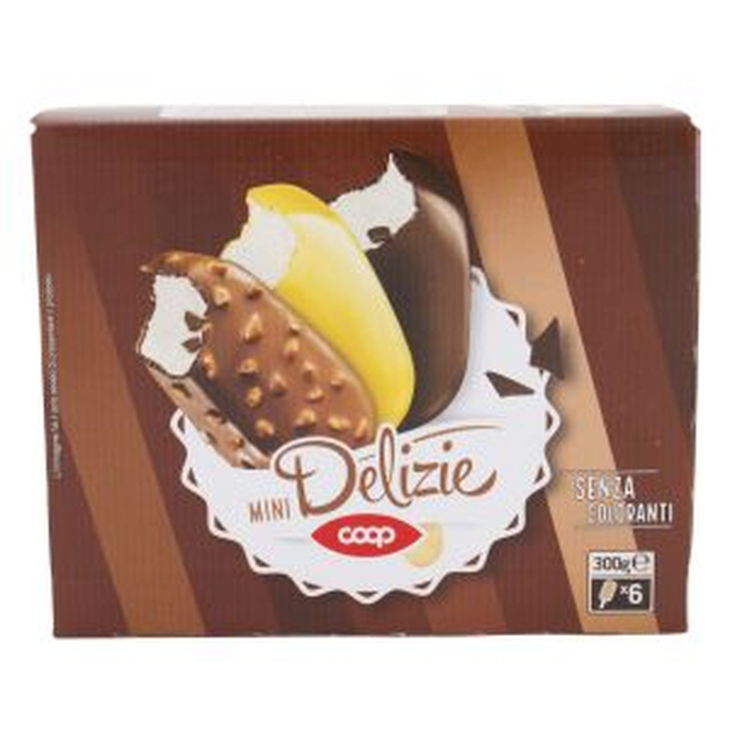 Coop Delizie pulgajäätiste valik 6*50g/300g