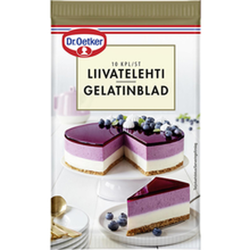 Dr. Oetker želatiinilehed 10 tk 17 g