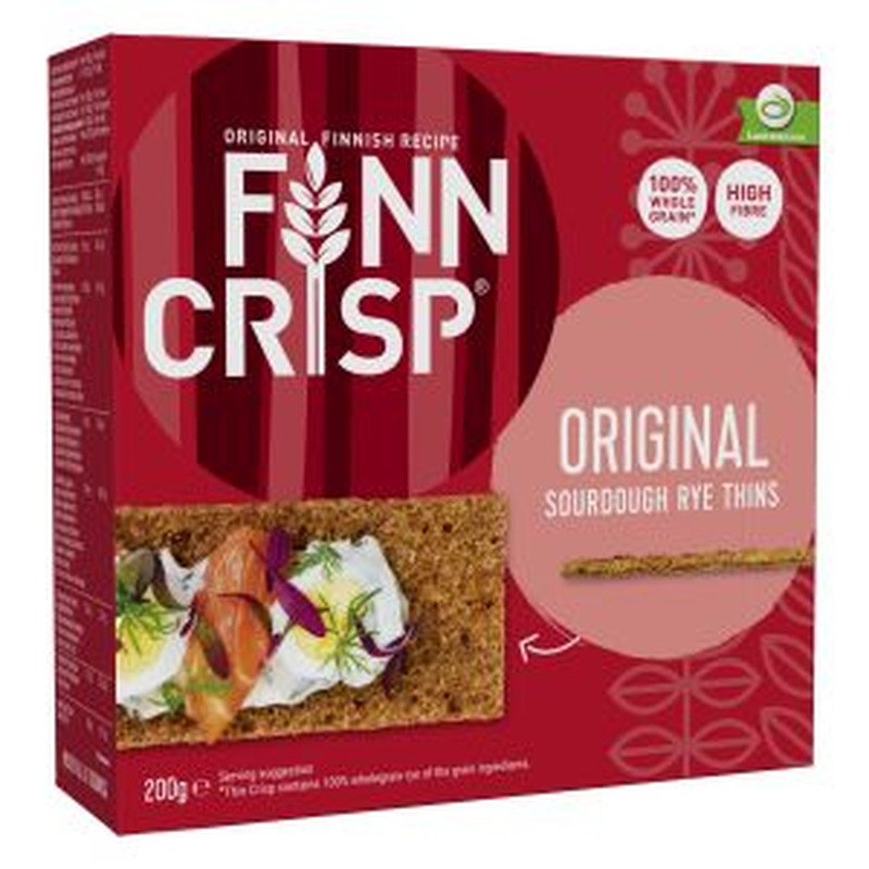 Näkileib rukkijahust, FINN CRISP, 200 g