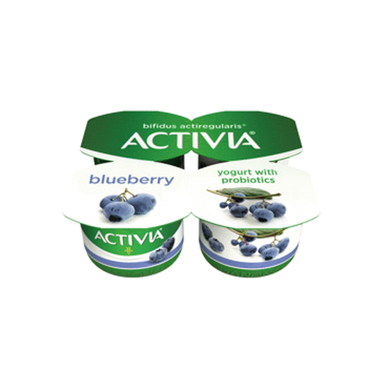 Jogurt ACTIVIA mustikatega, 4x120g