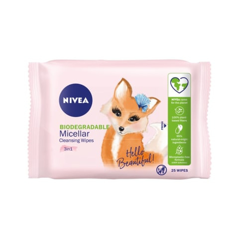 Mitsellarmeigieemalduslapid Nivea 3in1 Care 25tk