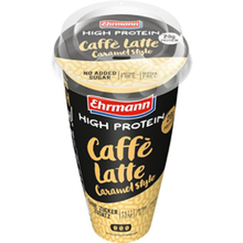 Ehrmann high protein caffe latte caramel 250ml