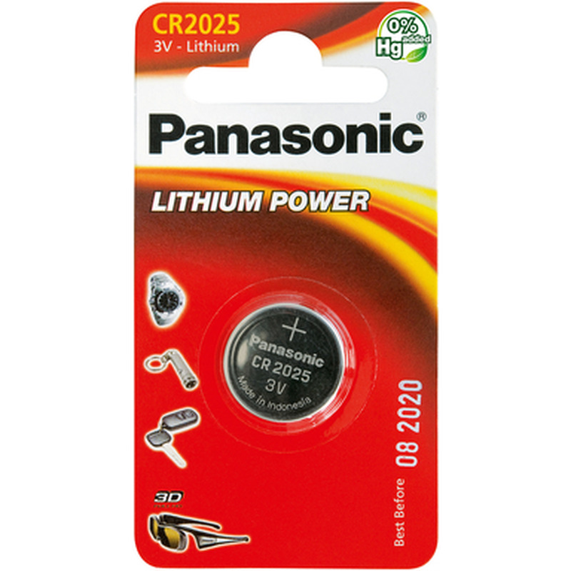 Patarei CR2025/1B, PANASONIC, 1 tk