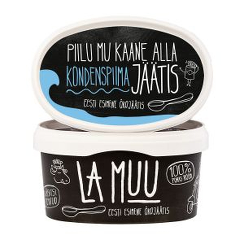 Kondenspiima jäätis, LA MUU, 400 g