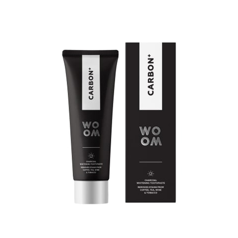 Hambapasta White Carbon+, WOOM, 75 ml