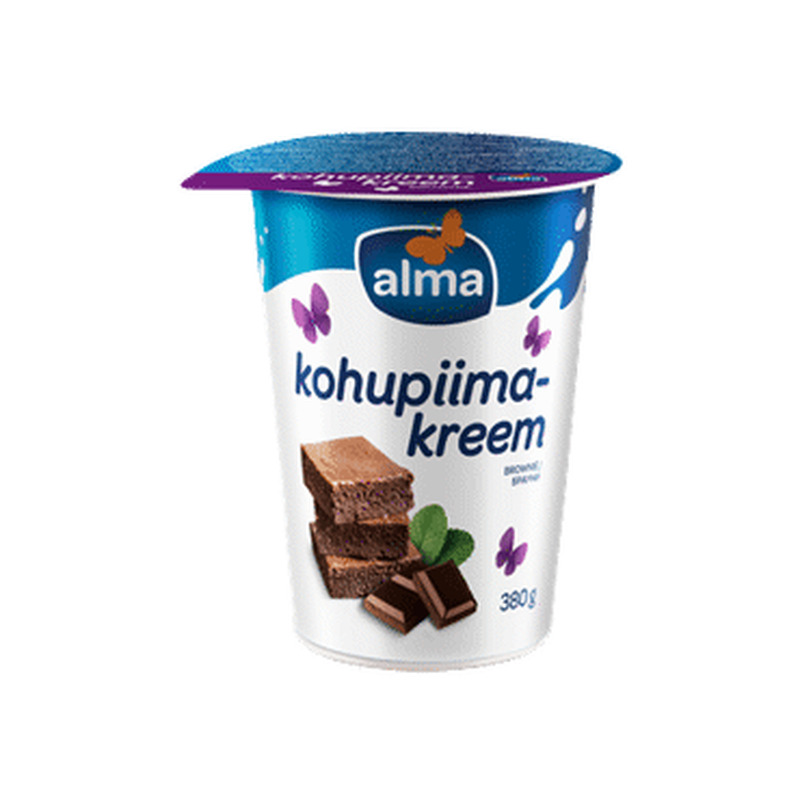 Kohupiimakreem ALMA brownie, 380g