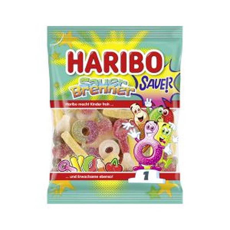 Hapud kummikommid Sauerbrenner, HARIBO, 160 g