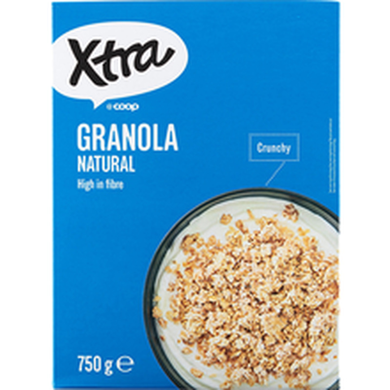 Xtra granola natural kookosega 750g