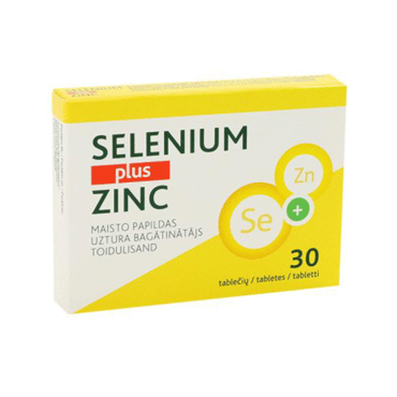 Toidulisand Seleen plus Zinc, SE+ZN 30tk