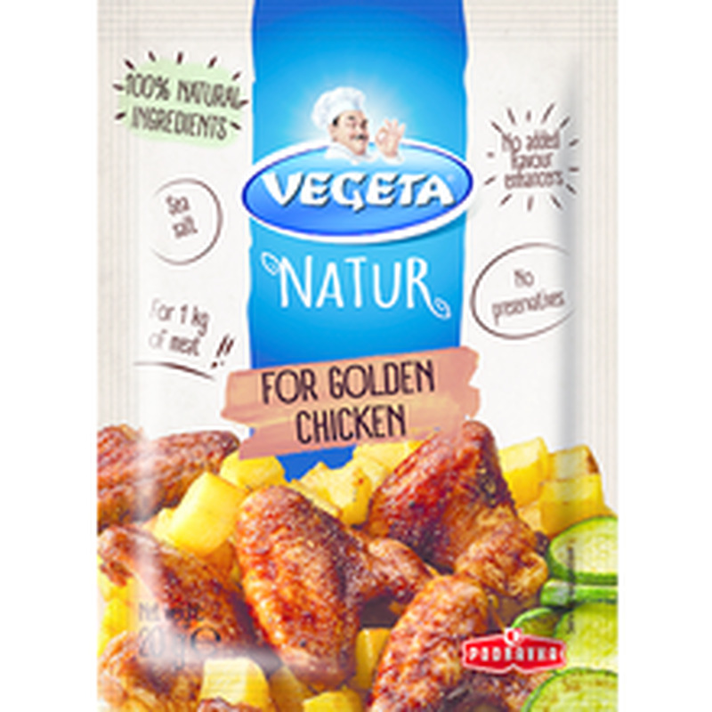 Maitseaine Vegeta Natur kuldsele kanale, PODRAVKA, 20 g