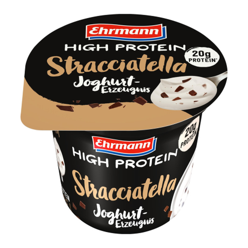 Proteiinijogurt stracciatella magusainetega Ehrmann 200g