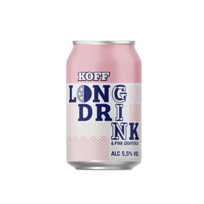 Muu alkohoolne jook Koff Pink Grapefruit 5,5%vol 0,33l purk