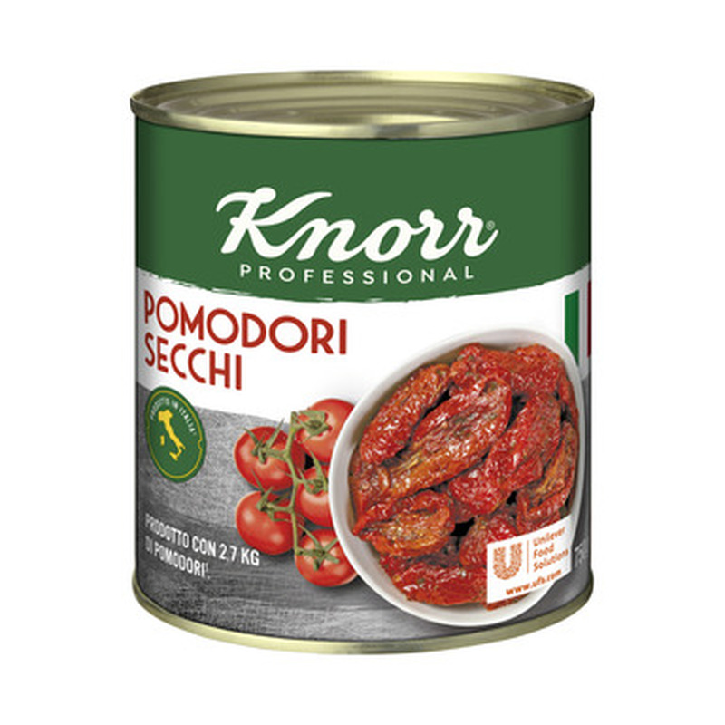 KNORR Päikesekuivatatud poolikud tomatid õlis 750g