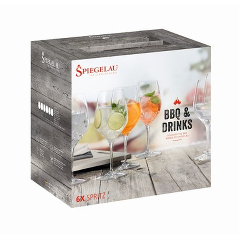 BEST Spritzeri klaas BBQ & Drinks 650ml 6tk/karp (Spiegelau)