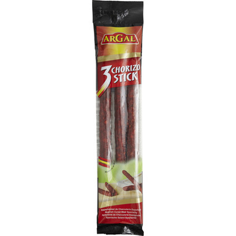 ARGAL Chorizo snäkk vorstid, 3tk 150g