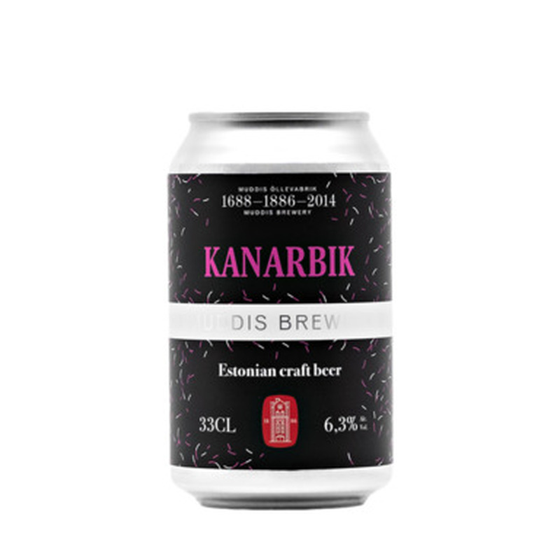 MUDDIS õlu Kanarbik tume 6,3% 33cl (purk)