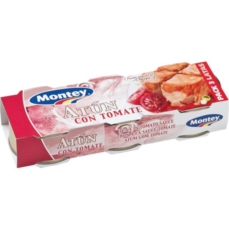 MONTEY Tuunikalatükid tomatikastmes 3x80g (240g)