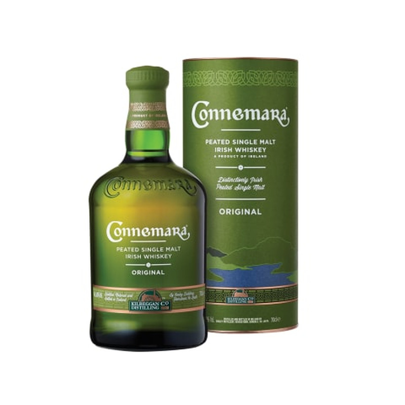 Whiskey Connemara Peated Single Malt 0,7l kinkekarbis