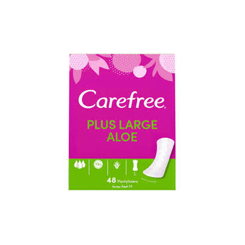 Pesukaitsmed CAREFREE Plus Aloe L 48tk