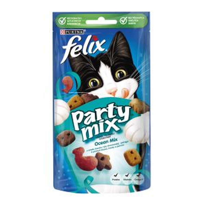 Felix Party Mix Ocean maius kassile 60g lõhe