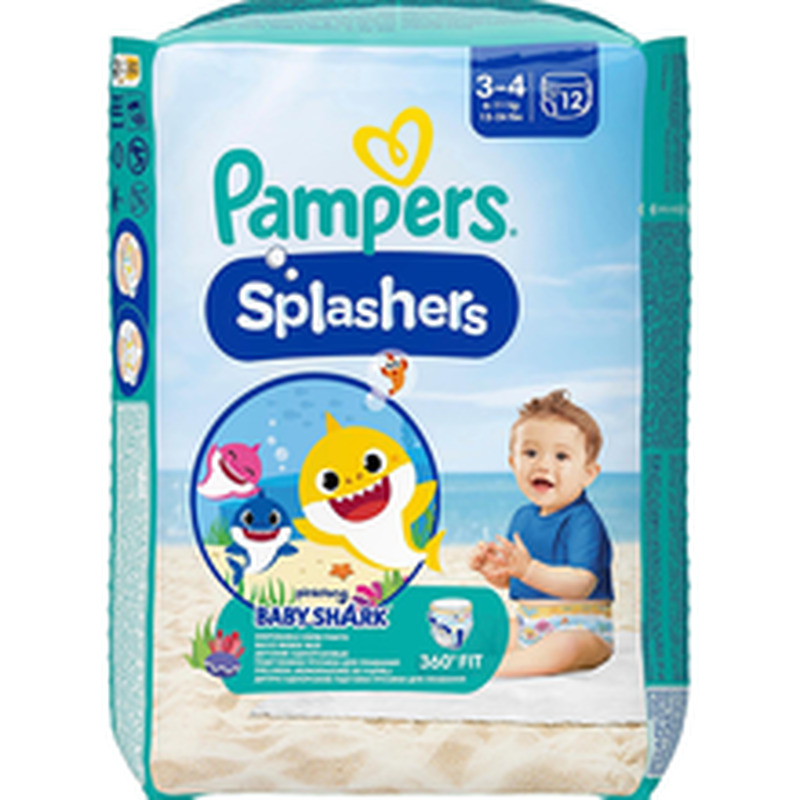 Ujumismähkmed S3-4, PAMPERS, 6-11 kg/12 tk