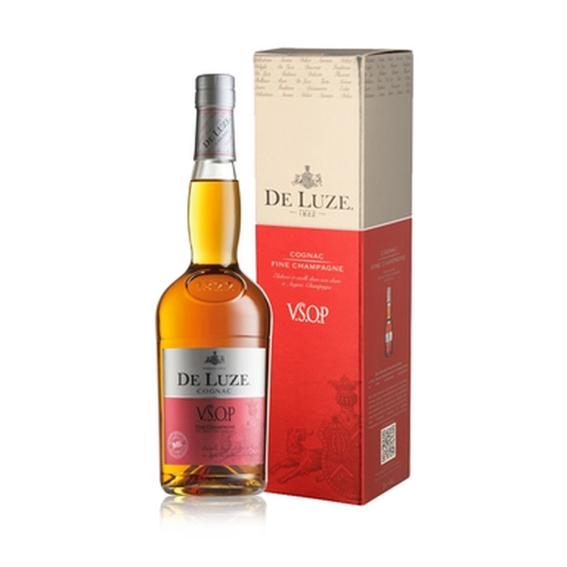 DE LUZE Cognac VSOP 40% 70cl (karbis)