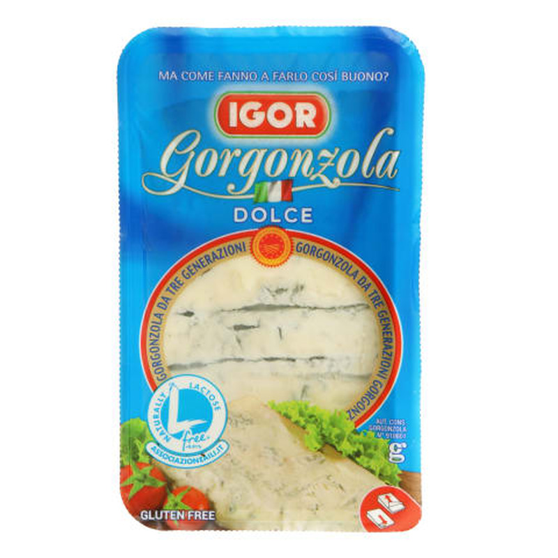 Sinihallitusjuust Gorgonzola Dolce, IGOR, 200 g