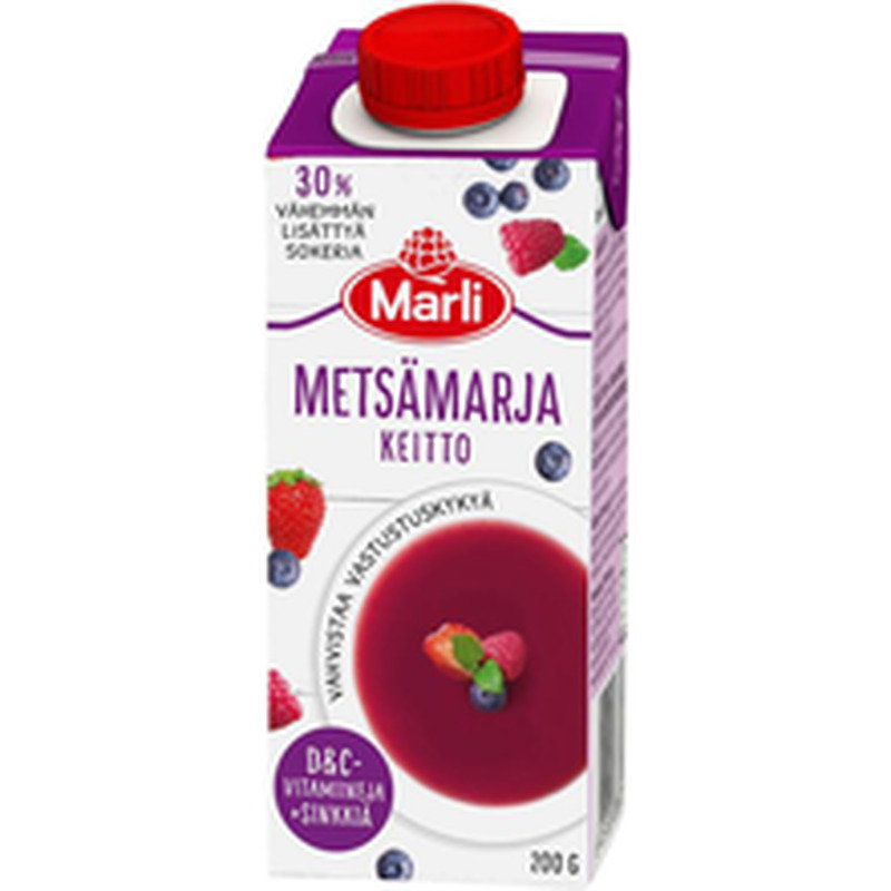 Marli Metsamarjasupp + D&C vitamiinid, tsink 200g