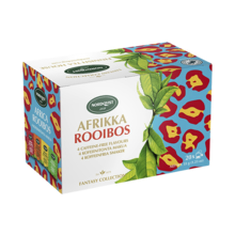 NORDQVUST Aafrika Rooibos maitsestatud teede valik 20 x 1,75g