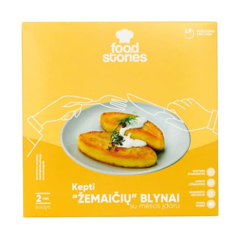 Kartulipannkoogid lihatäidisega külmutatud Food Stories 260g